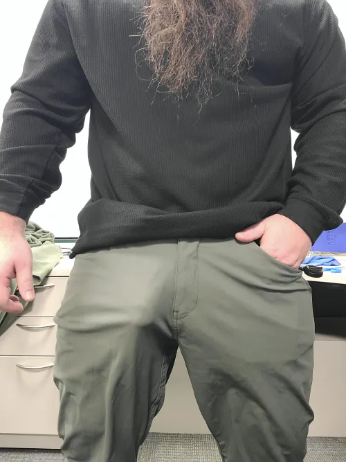 Thumbnail bad_dawgg's Intriguing Tale: 30 Bi Distracting Coworkers with Bulges