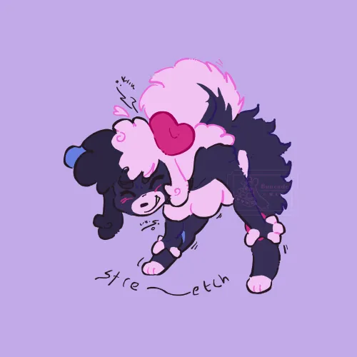 Thumbnail Big Stretch Beauties: Furry Art by bluubuns