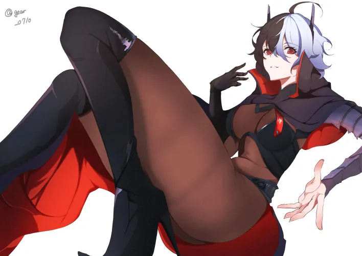 Thumbnail Reclining Brnhilde from Azur Lane - An Anime Bodysuit Spectacle by Jaxx1992 | animebodysuits