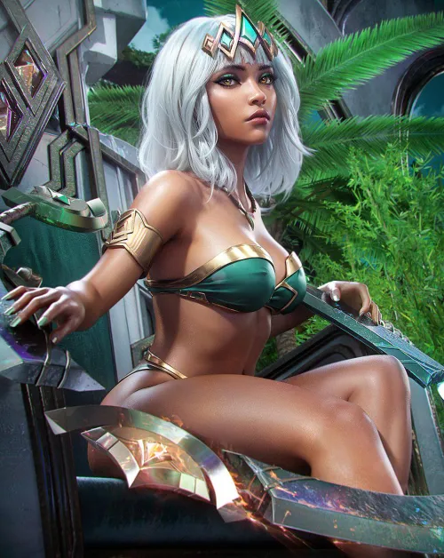Thumbnail Mxfyn's Sensual Artistry: Qiyana Dream in Rule34LoL