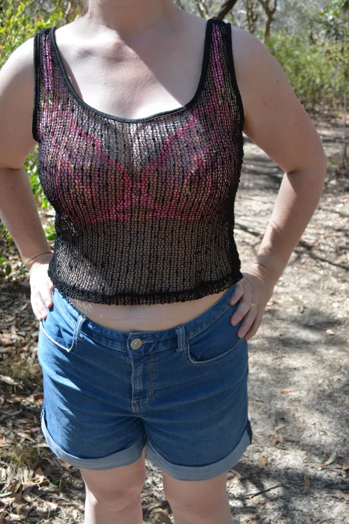 Thumbnail CindEEJuggs Invites Hikers for an Adventure: A Mature Milf's Call