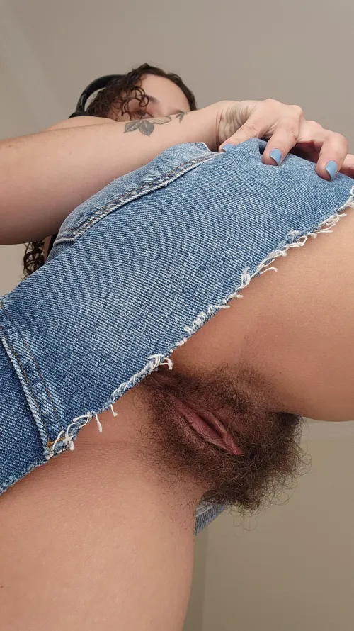 Thumbnail Hairyangela Dares with Skirt and No Panties Combo - HairyPussy
