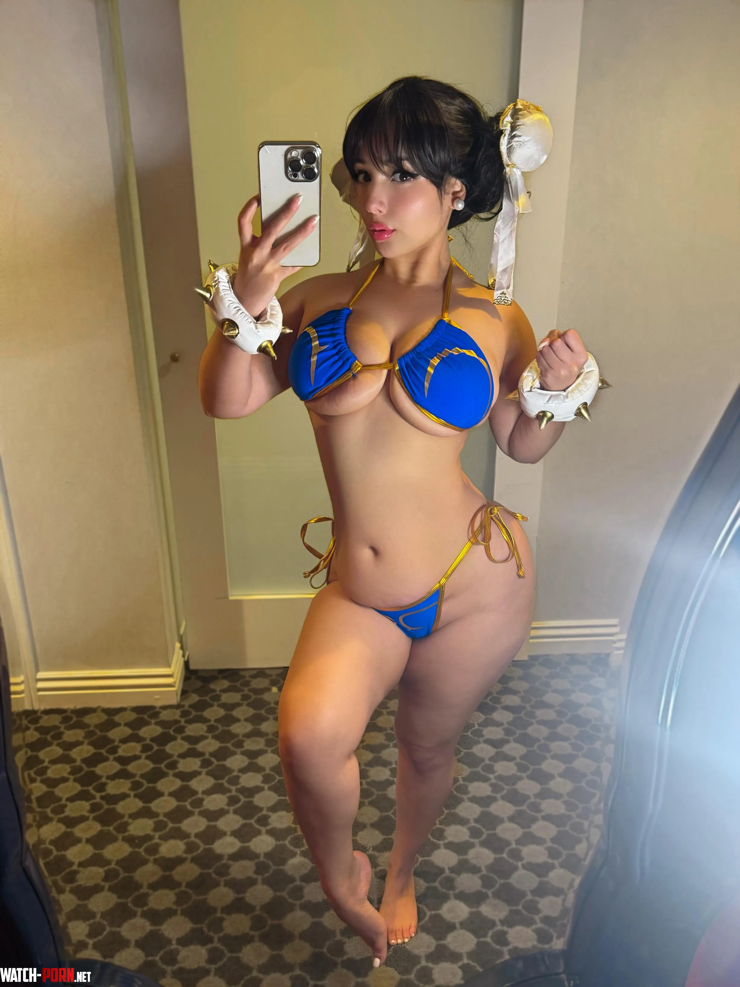 My Chun Li attempt  by chanelflores
