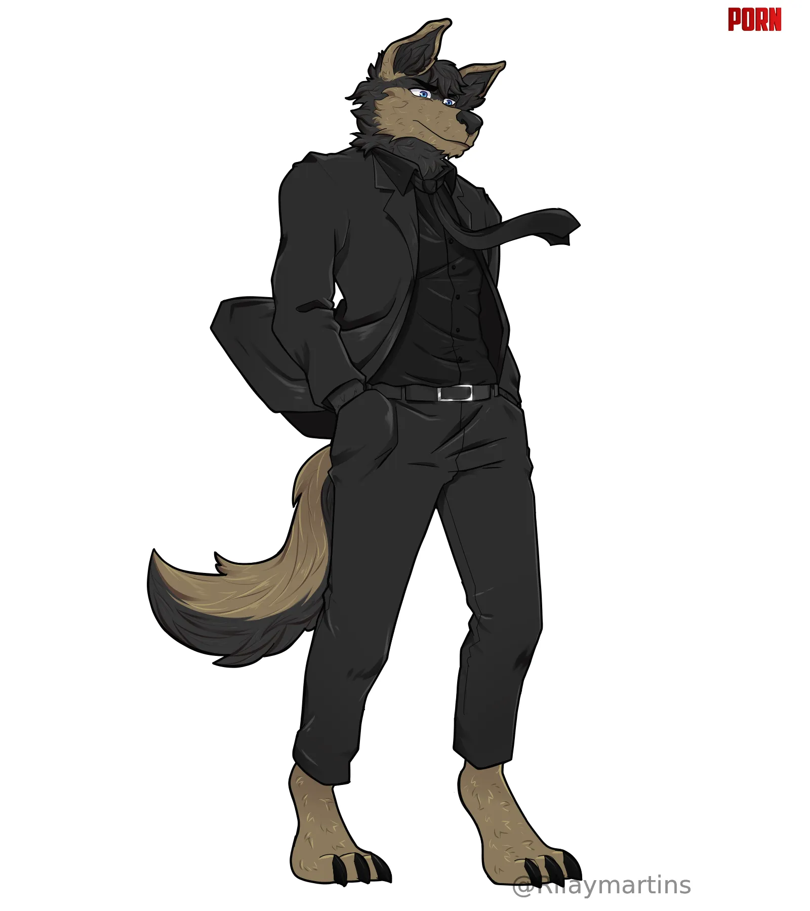German sherped on suit Art by me by Rilaymartins