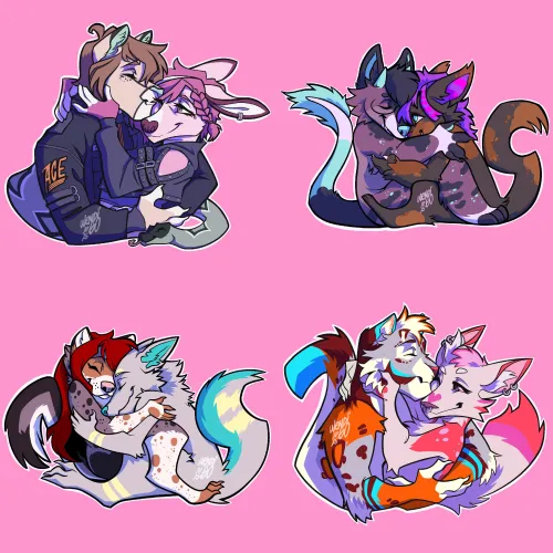 Thumbnail Furry Fantasies: VALENTINES YCH COMMS OPEN AGAIN by WendiG0Dancing