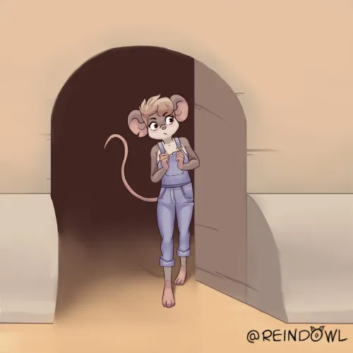 Thumbnail Cheese A Cat Art: A Playful Creation by reindowl in the Furry World