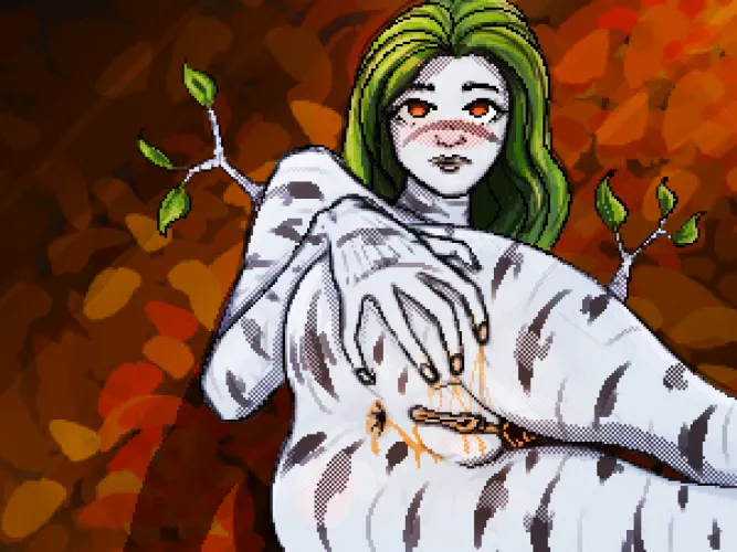 Thumbnail Pixel Edition Artistry by DM_ToGetDrawnOrNot: 'Got Wood MonsterGirl Edition'