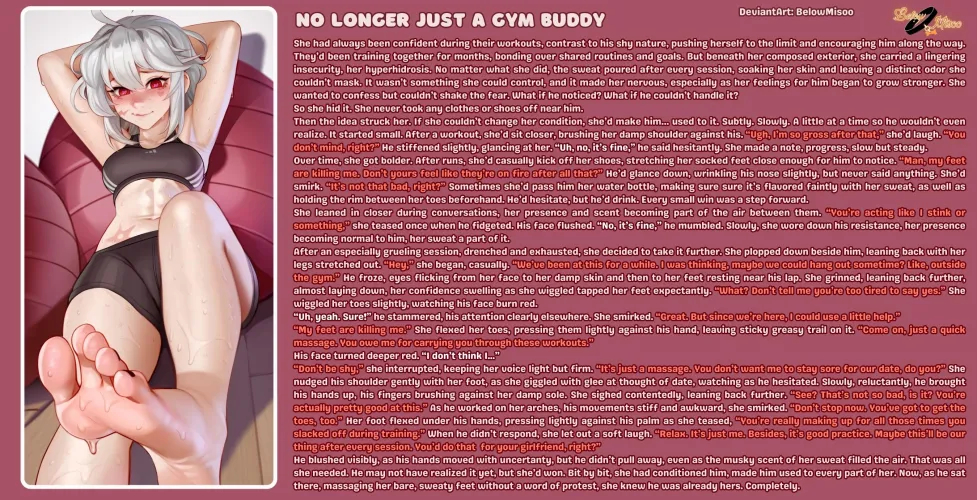 Thumbnail Fresh_Inevitable3025 hentaicaptions: No longer just a gym buddy feet smell sweat dubcon mind break