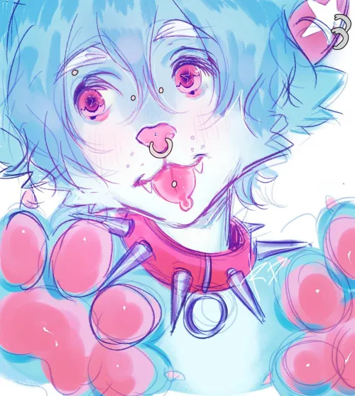 Thumbnail Artistic Transformation: genderbent my sona after transitioning art by ragdo111