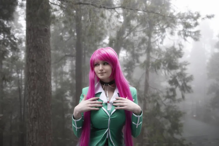 Thumbnail Moka Akashiya Cosplay by ClaireSea: Elegance Redefined