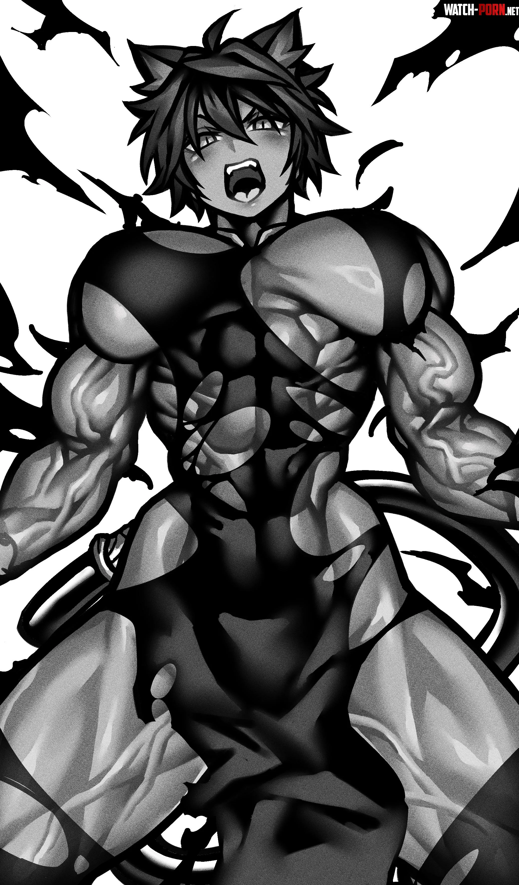 Maos Wardrobe Malfunction Yotaro Original by Throwawheylmao