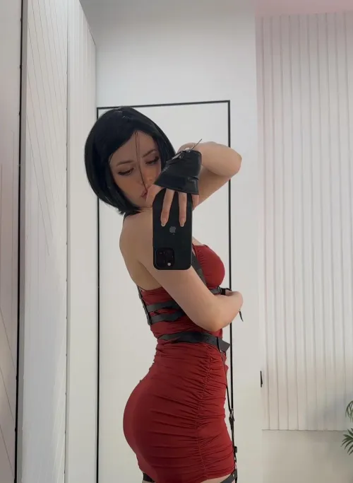Thumbnail Ravishing in Red: myrjhuncommandos' TightDress Beauty