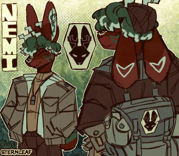 Thumbnail SternLeaf's Cute Art of Nemi: A Furry Delight