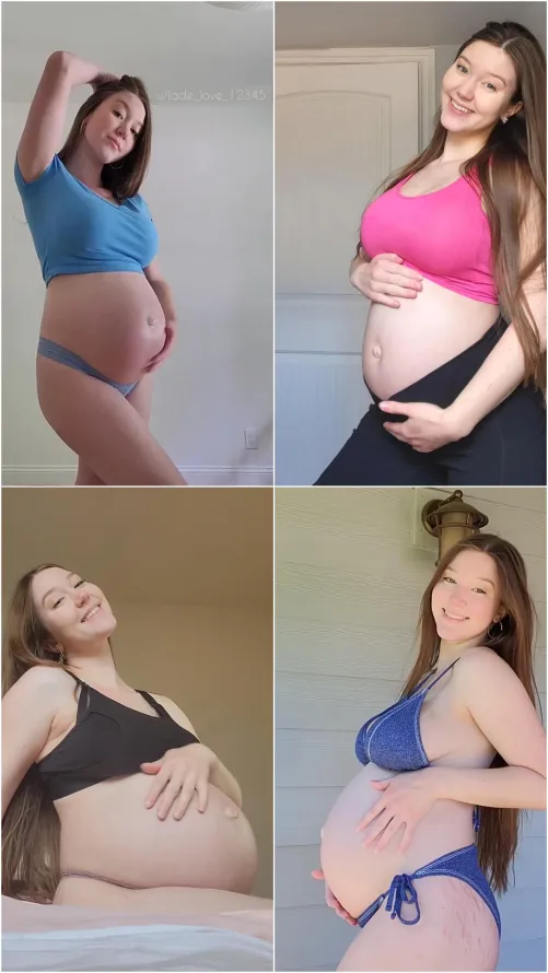 Thumbnail Rate My 110% Pregnant Body | jade_love_12345