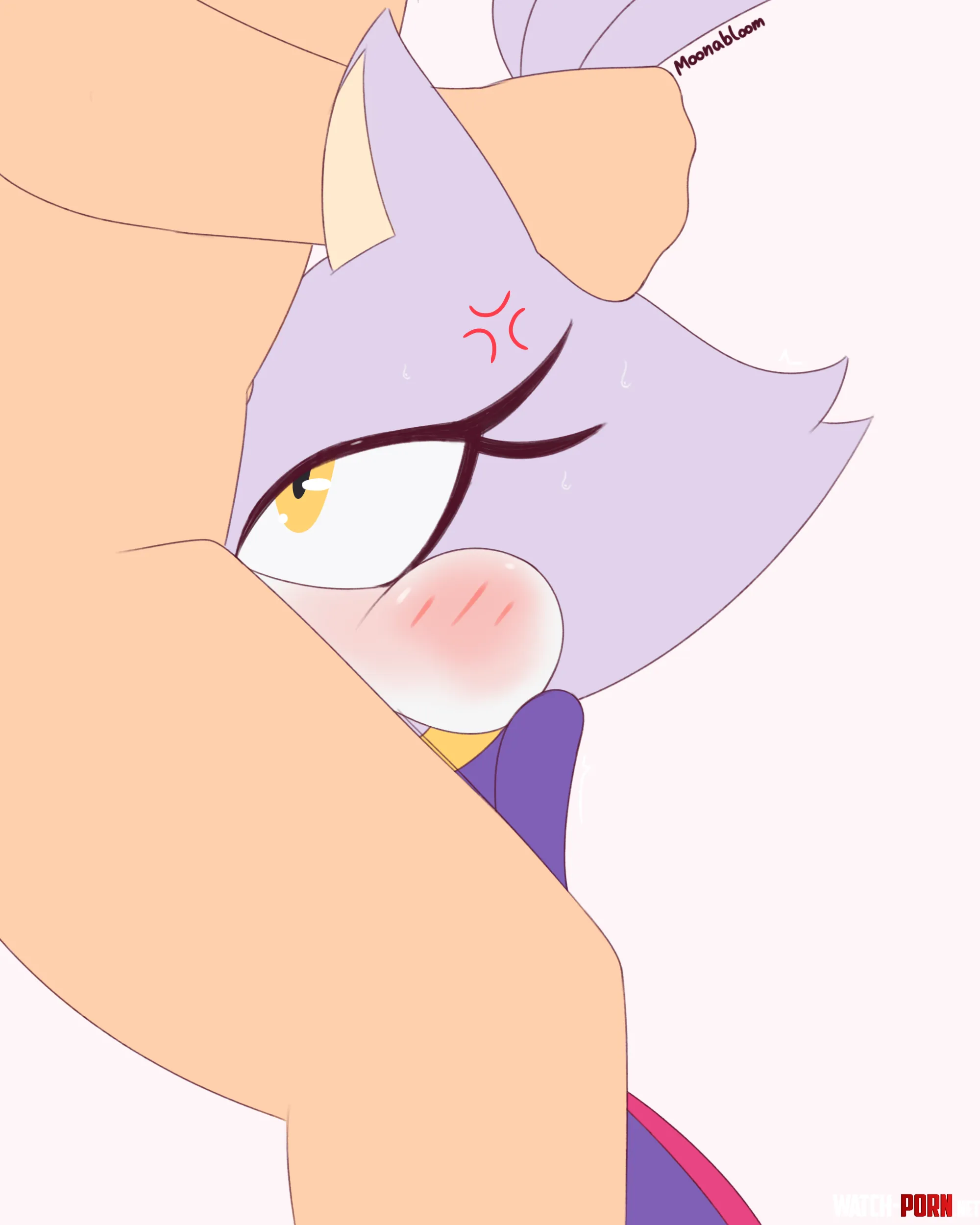 Blaze getting forced OC by Moonabloom