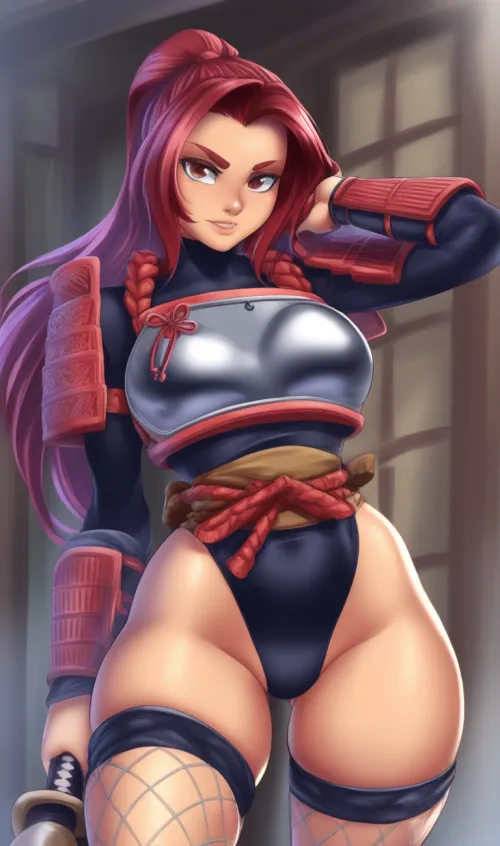Thumbnail Thunder Thighs Samurai Journey by Lizzy-098 | Thighdeology