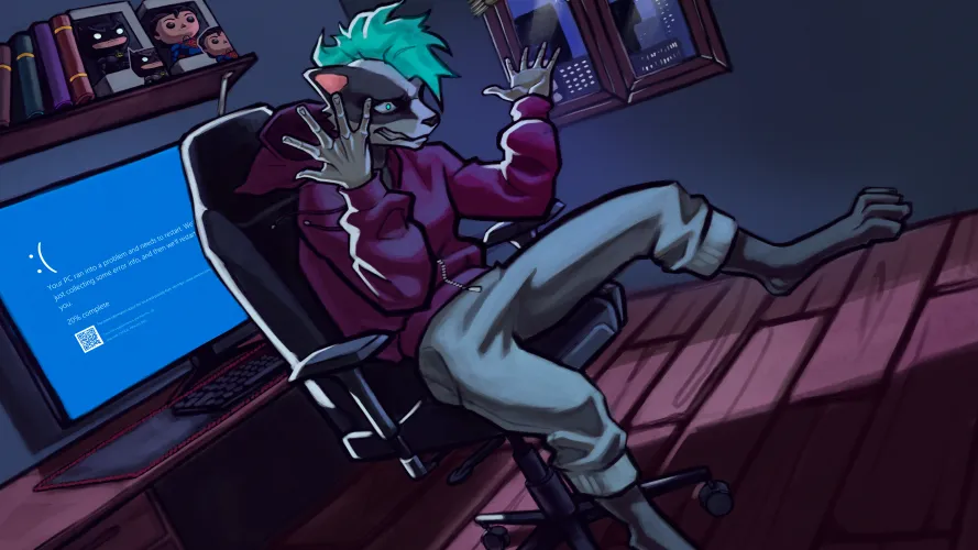 Thumbnail Furgotmyname_ Showcases 'Why Now' Art in the Furry Category