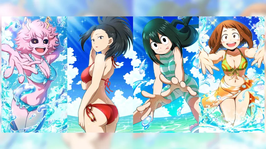 Thumbnail Beach Girls Made by Uincorect1 by Alex_ad1 | BokuNoEroAcademia Category