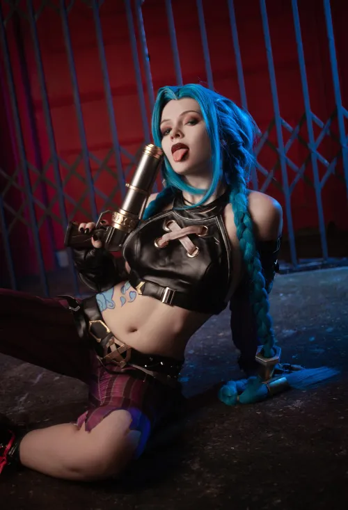 Thumbnail Jinx Cosplay by Evenink | irina_sabetskaya | CosplayLewd