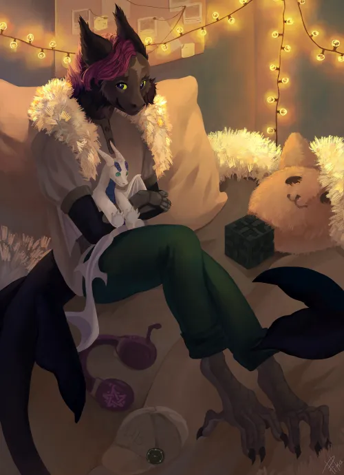 Thumbnail Cosiness Art: Furry Creations by FikaNori | furry