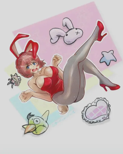 Thumbnail Artistic Delight: Bun In A Bunny Suit - A Twitter Sensation