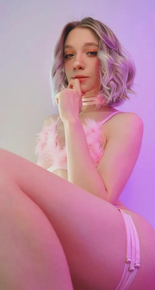 Thumbnail Fluffy and Pink: The Perfect Underwear Combo by ShyVelvetRose | UnderwearGW