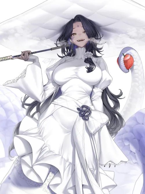 Thumbnail Dive into Zewen_Senpai's Original Azure Serpent MILF Creation - A Must-See AnimeMILFS Art