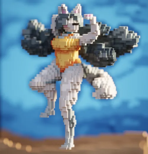 Thumbnail Beach Day Fun: Furry Explorations with Maciek_Voxel