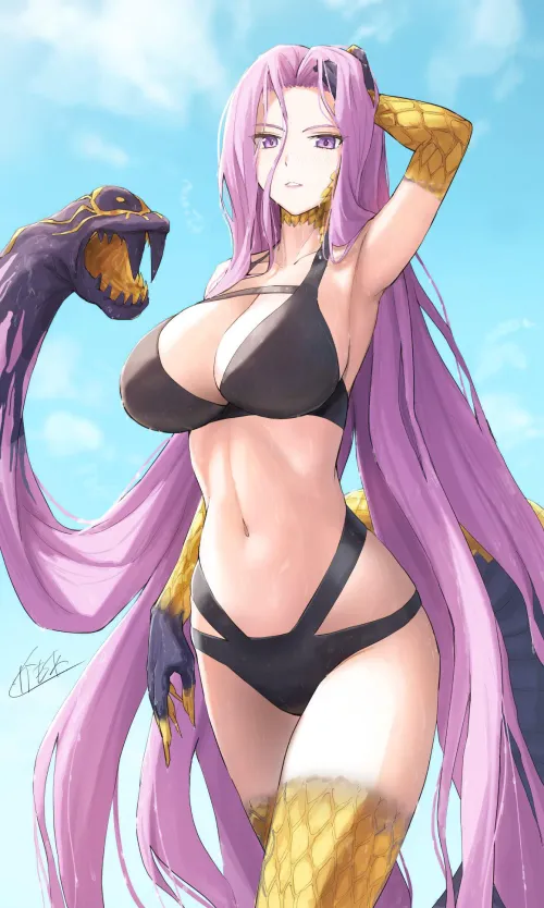 Thumbnail Silent_Steak_9540's Eye-Opening Perspective on Mommy Medusa in Ecchi