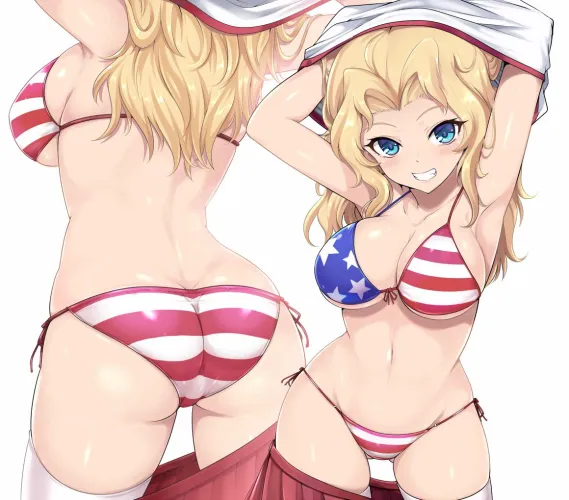 Thumbnail American-Themed Bikinis: A Sensual Delight by awesome-pasam | SwimsuitHentai