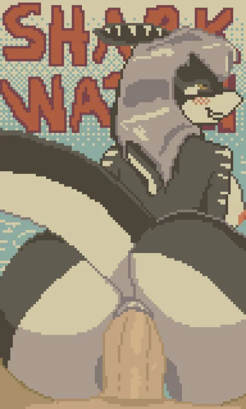 Thumbnail Shark Watch 96x160: Intriguing Fun Facts in PixelArtNSFW by IsabellaTilling