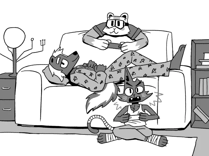 Thumbnail Sleepover moment by whywhatwyatt: Cozy Furry Vibes