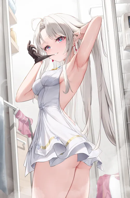 Thumbnail Ecchi Delight: Silent_Steak_9540 Celebrates Carlotta's Booty
