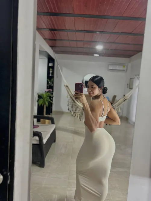 Thumbnail Fierce-angel Rocks a New Look: A White Dress to Change Things Up