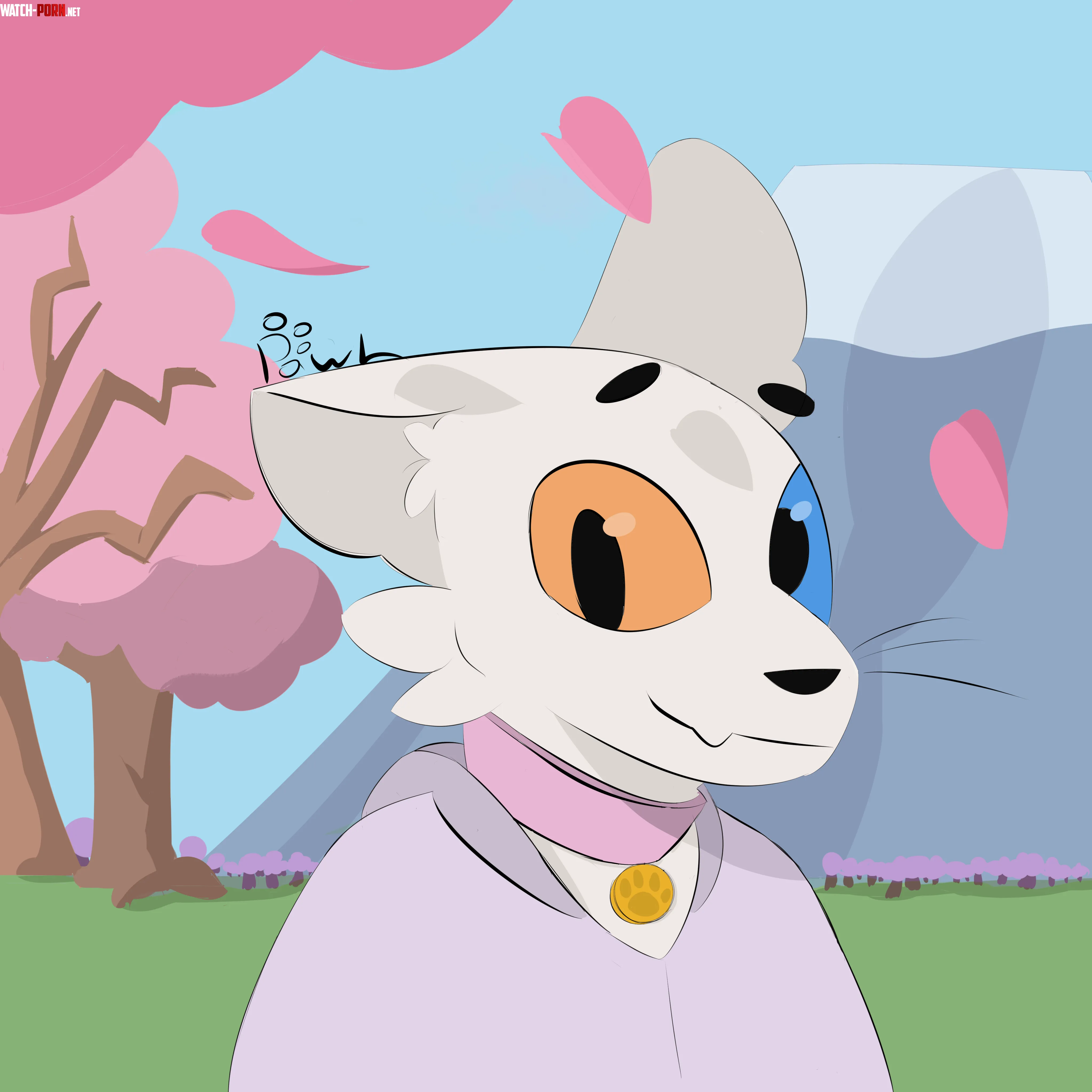 Cherry Blossom Vibes SuperPawsitive by SuperPawsitive
