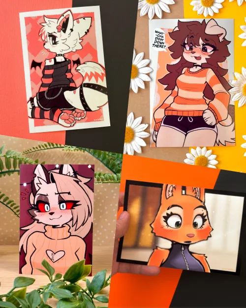 Thumbnail JayInDisarray | Furry gals Etsy shop prints jayrnski in furry Category