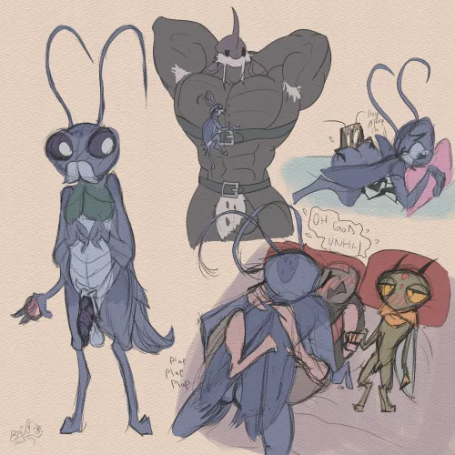 Thumbnail MrFizzlesticks: Sebastian J Cricket Sketches Revealed | yiff Wonders