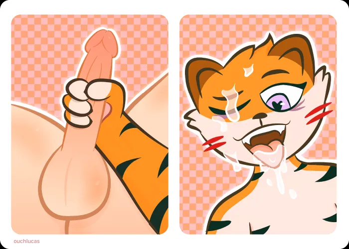 Thumbnail tiger femboy facial ouchlucas by ouchlucas