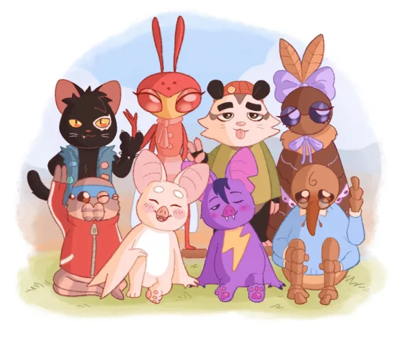 Thumbnail Dive into My Sliceoflife Comics Characters - Furry