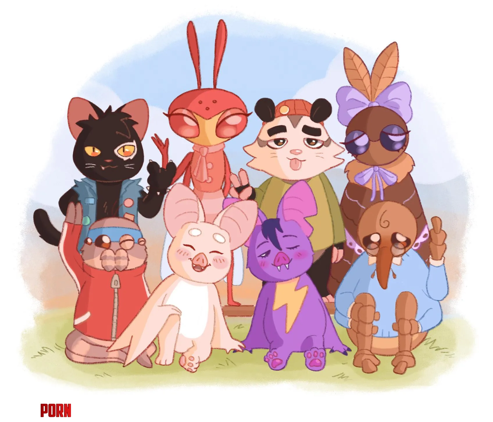 My sliceoflife comics characters by Luxfer0s