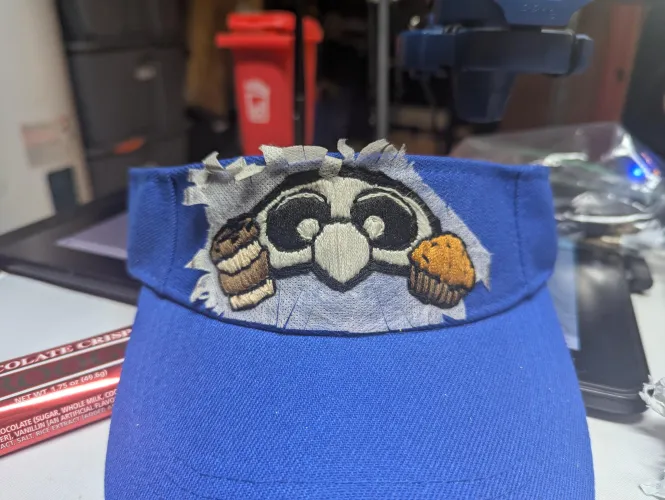 Thumbnail Embroidery Plague Doctor Cafe Logo by slapdemcakes | Furry