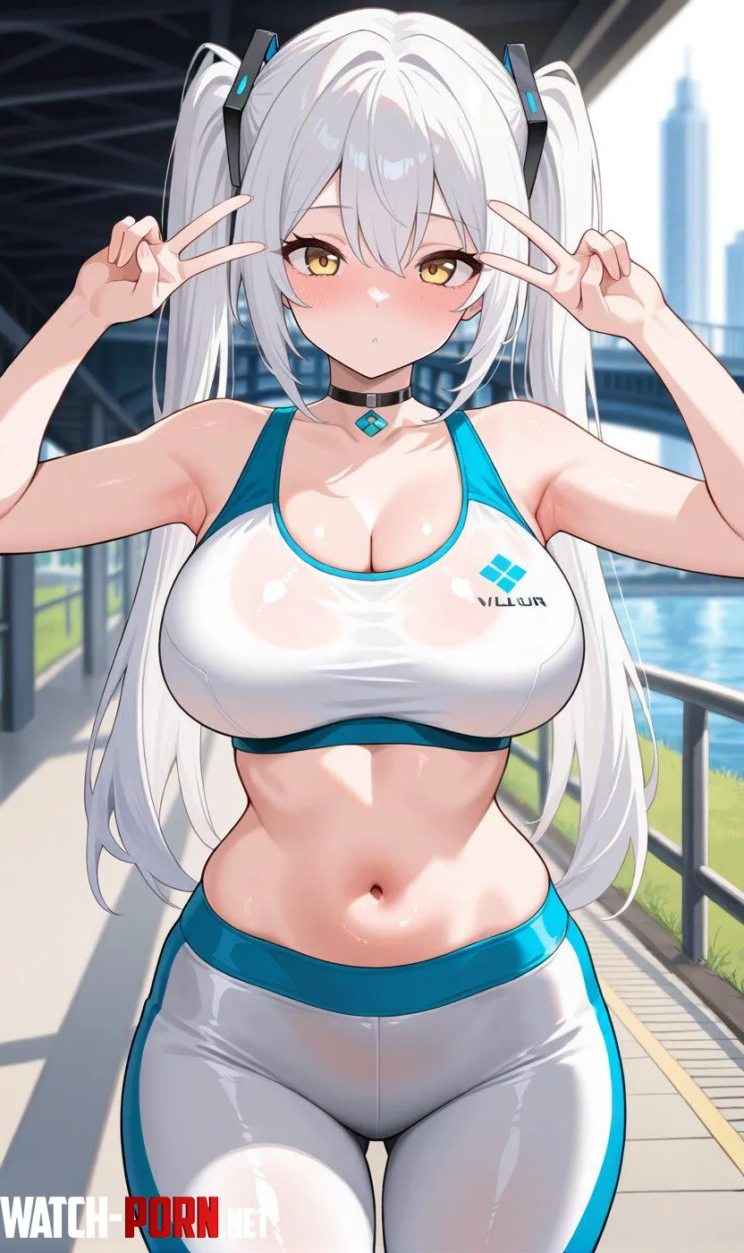 WhiteBlue Activewear by CheetahSperm18