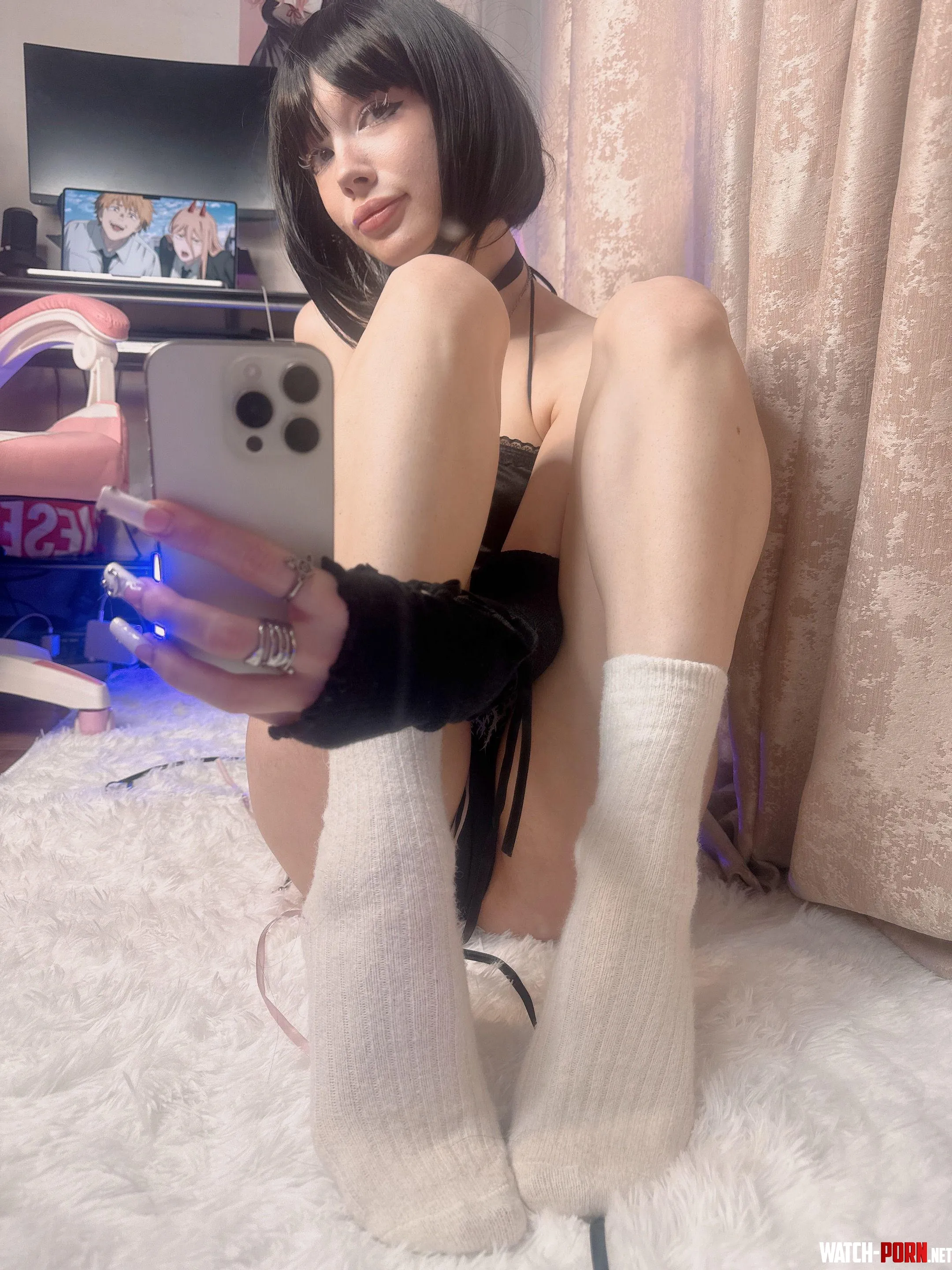 socks to keep tender feet warm F by DecayTattoo