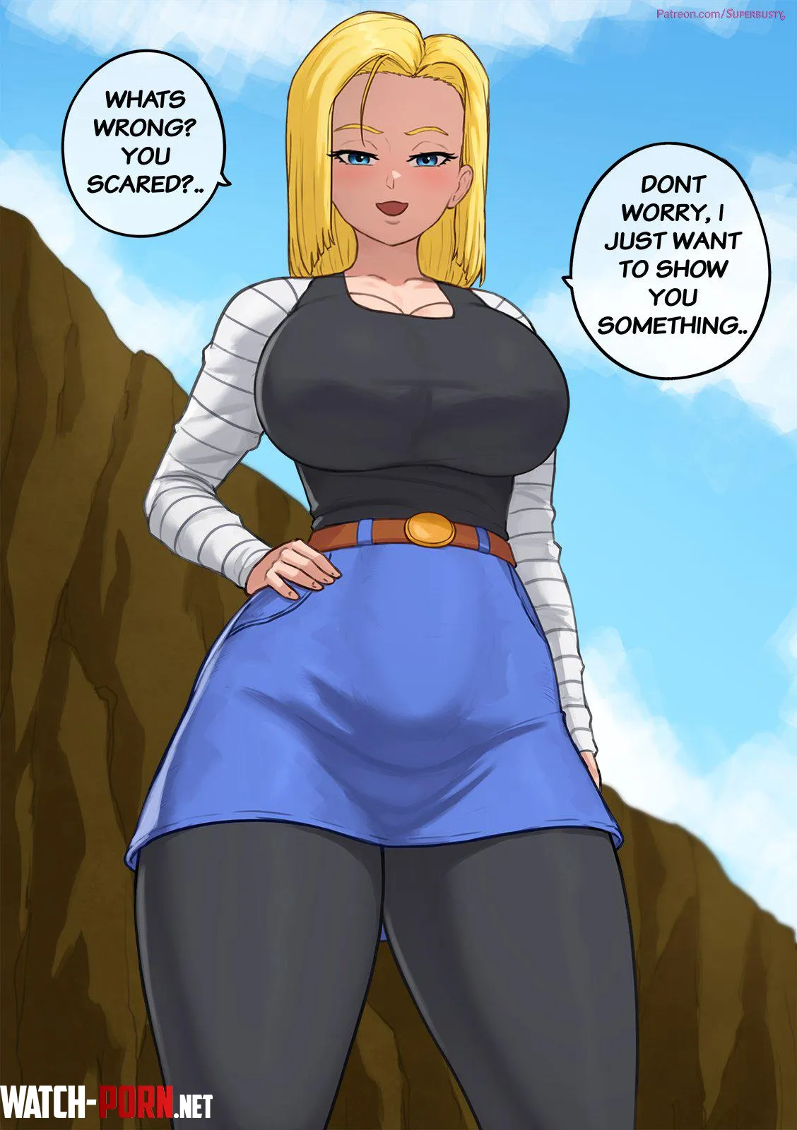 android 18 superbusty by mrtecta