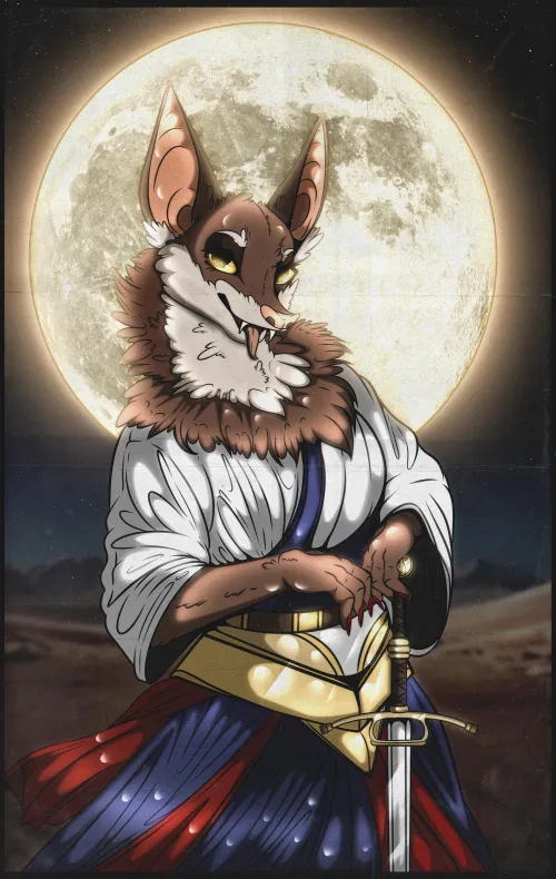 Thumbnail Scarlet Lady Art by 0lFoxl0 - Furry