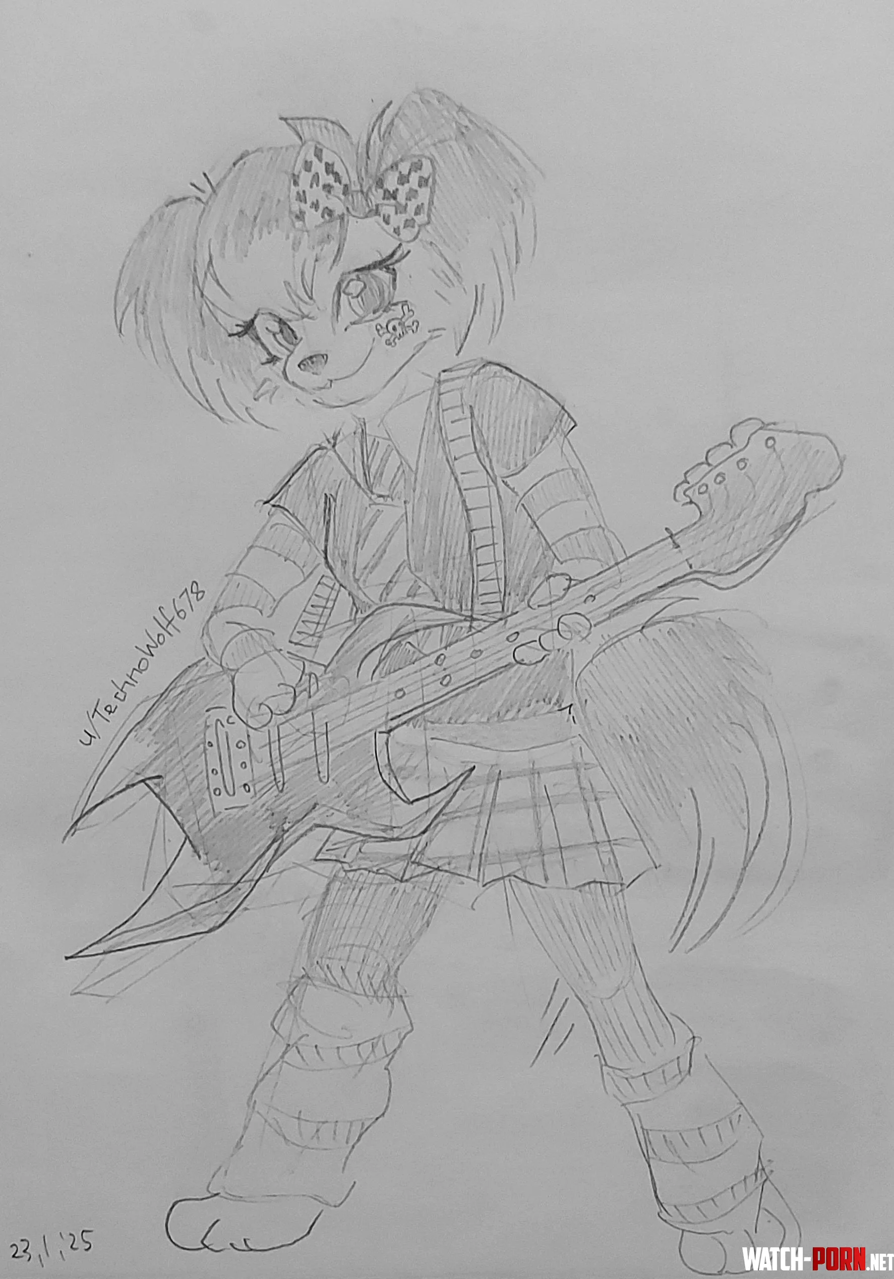 Whos wanna join a band art by me not my OC by Couch_Lemon4198
