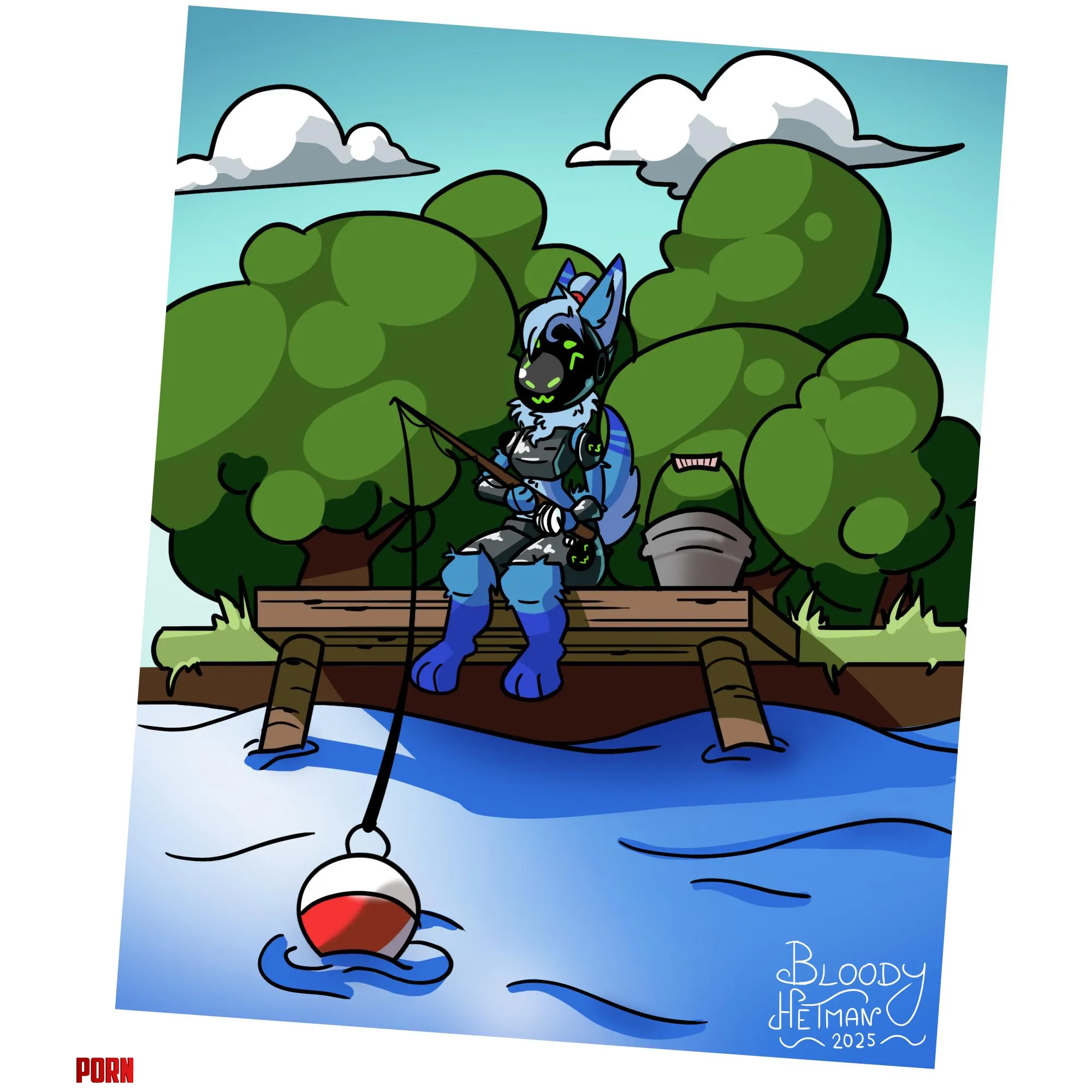 Proto fishing art by me by BloodyHetman