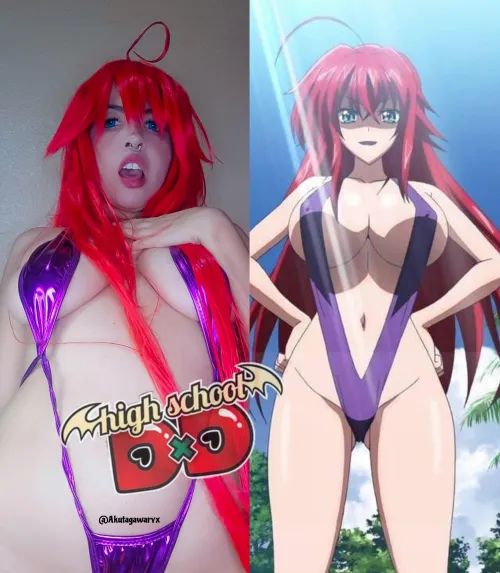 Thumbnail Cosplay Delight: Rias Gremory by Akutagawaryx | cosplaygirls