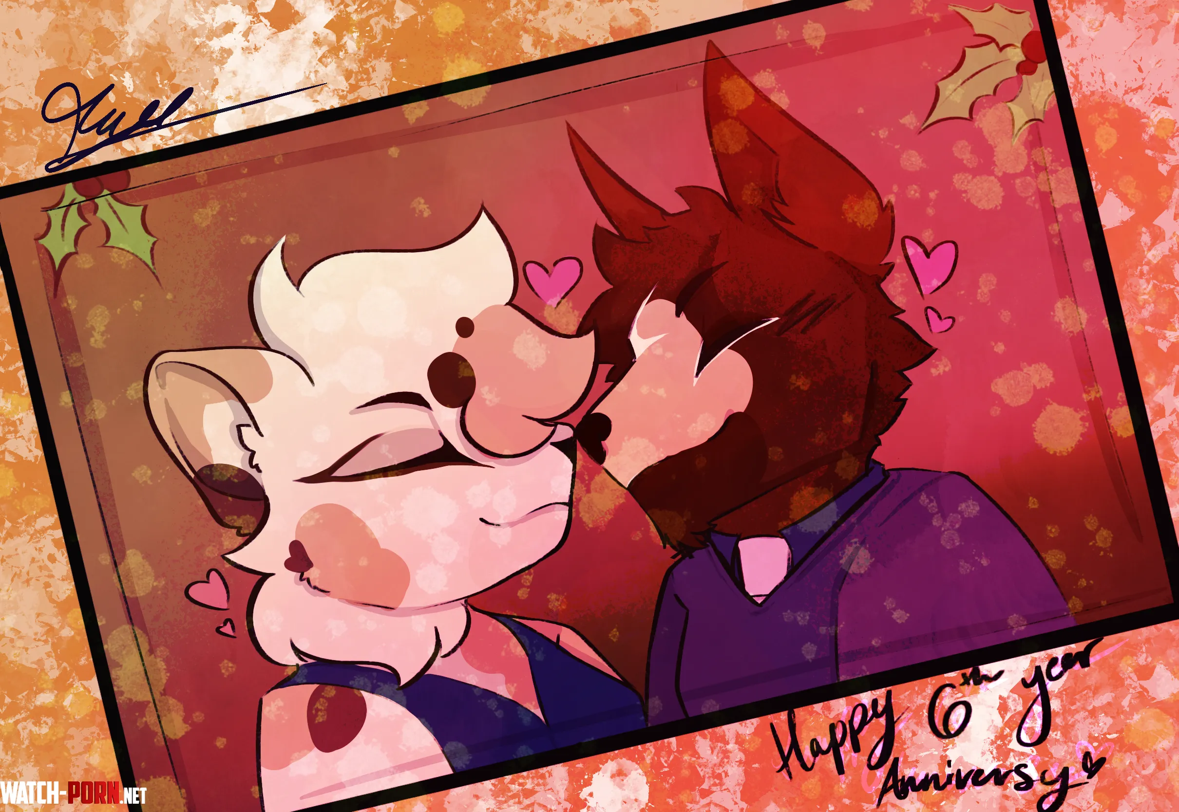 An anniversary gift art by me by Ravensfeather0221