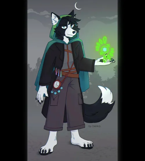 Thumbnail Mage Art by Denka_art | furry